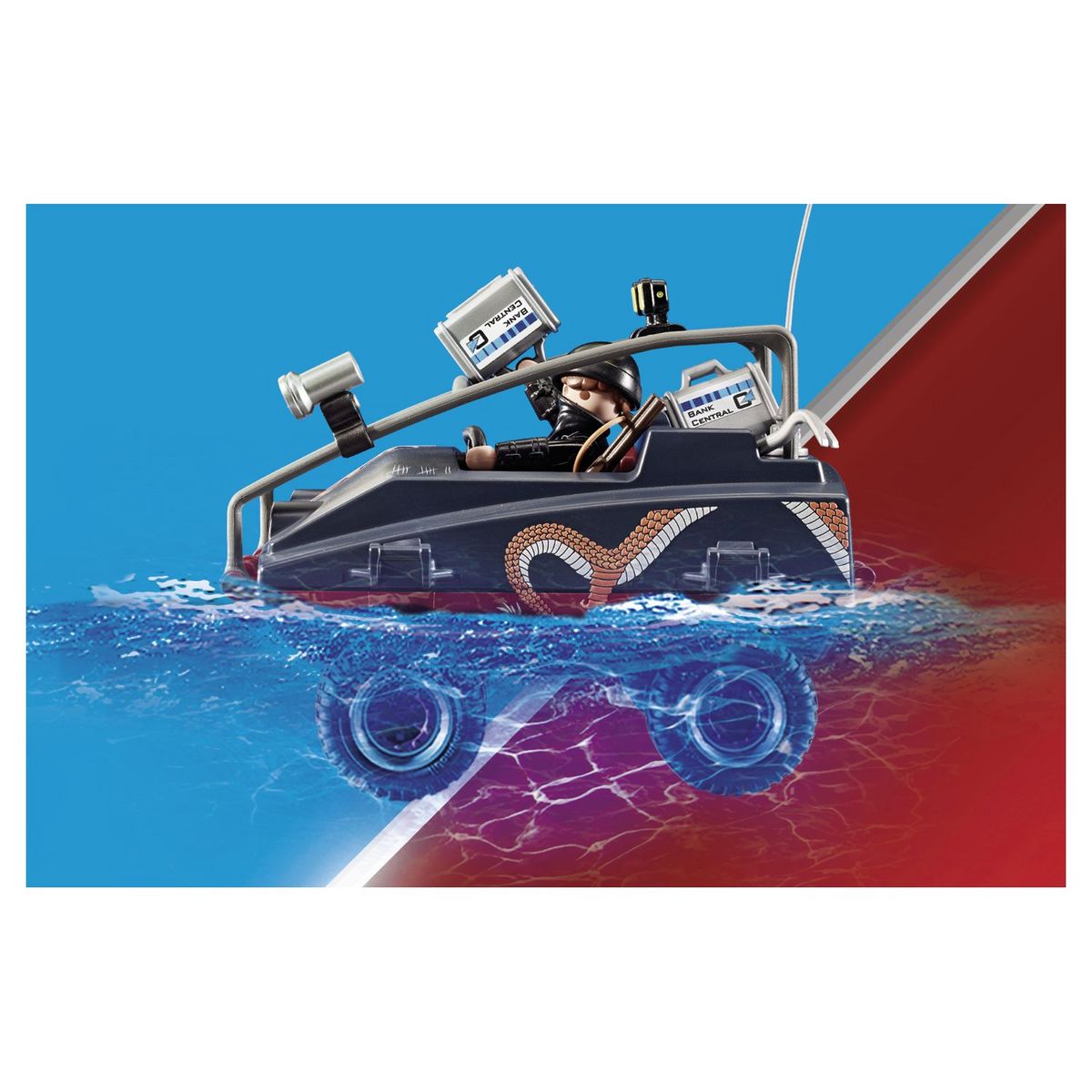 PLAYMOBIL 70781 - City Action Parachutiste quads bandits