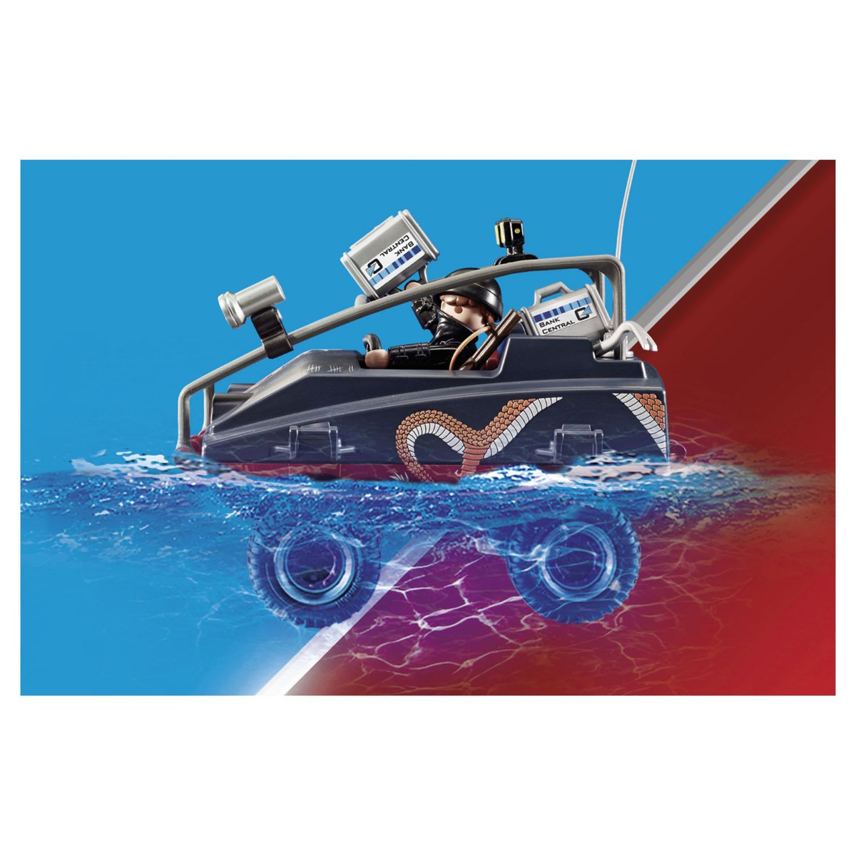 PLAYMOBIL 70781 - City Action Parachutiste quads bandits