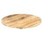 Voir la diapositive 5 : VIDAXL Dessus de table Bois de manguier solide Rond 25-27 mm 40 cm