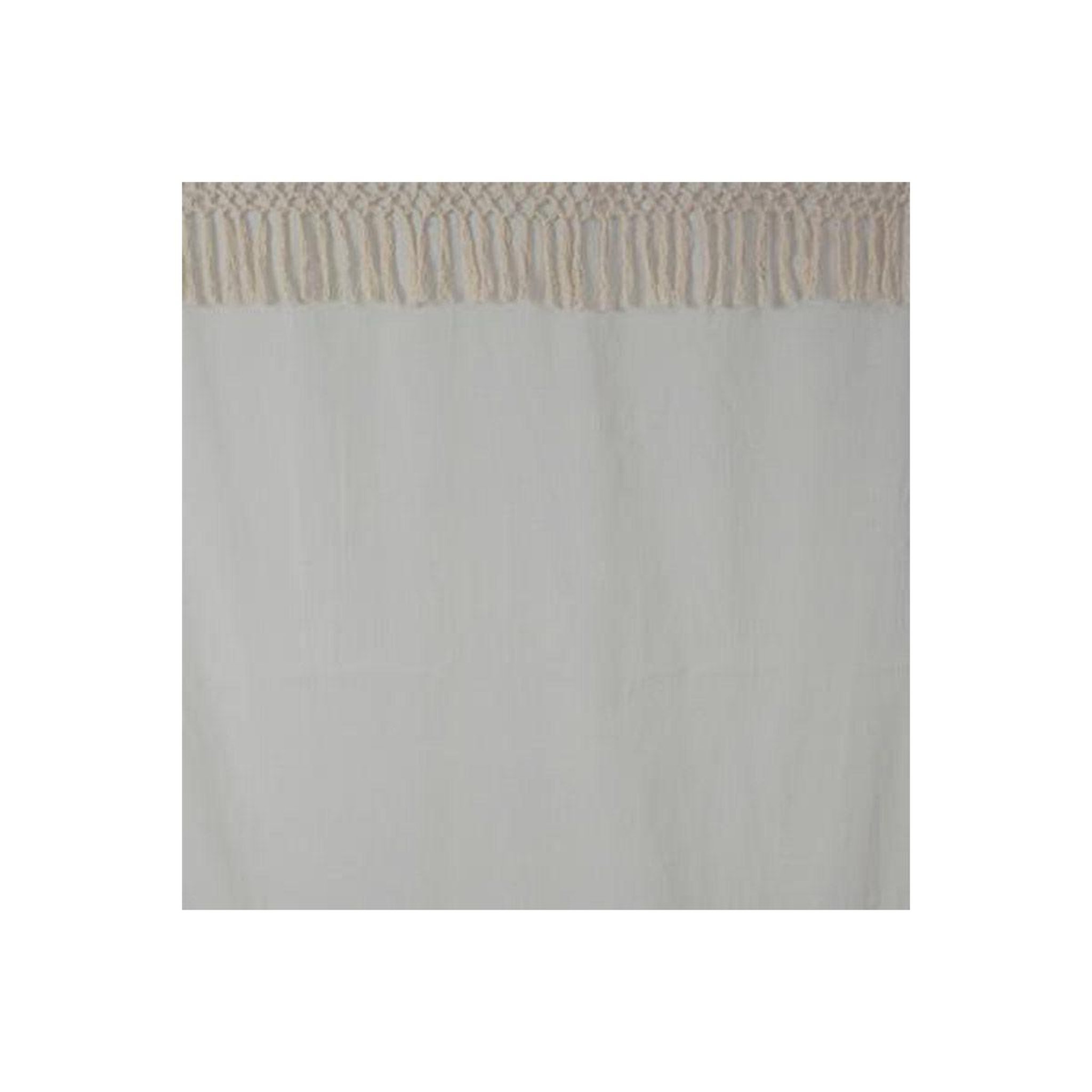 Voir la diapositive 2 : ATMOSPHERA Rideau voilage  macramé iv  140x260cm ivoire