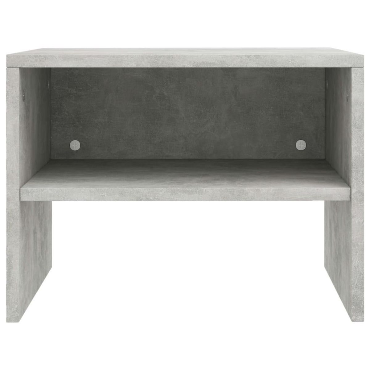 VIDAXL Table de chevet Gris beton 40x30x30 cm Bois ingenierie