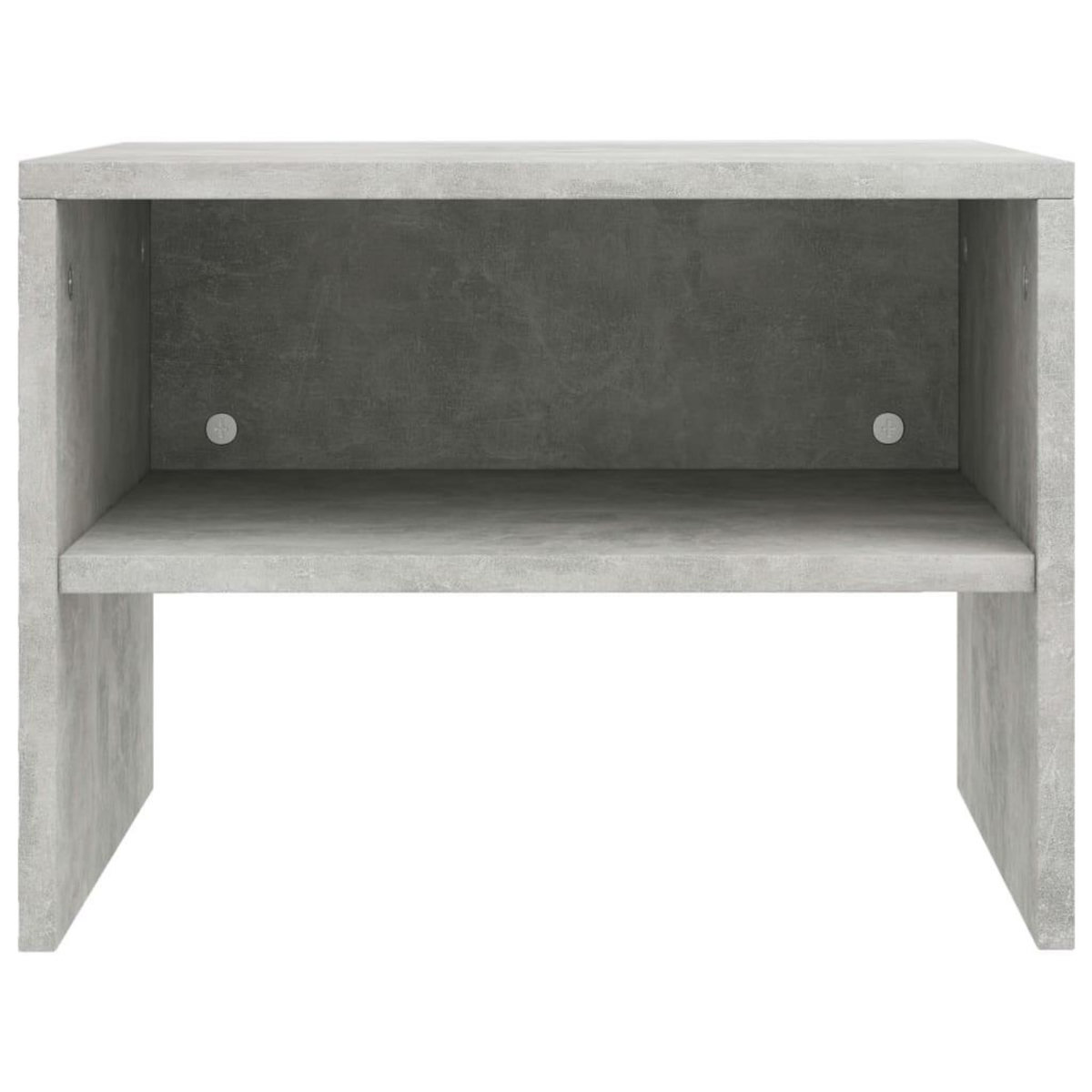 VIDAXL Table de chevet Gris beton 40x30x30 cm Bois ingenierie