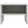 Voir la diapositive 4 : VIDAXL Table de chevet Gris beton 40x30x30 cm Bois ingenierie