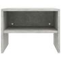 Voir la diapositive 4 : VIDAXL Table de chevet Gris beton 40x30x30 cm Bois ingenierie