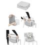 Voir la diapositive 2 : BADABULLE B009407 - Rehausseur de chaise SUNDAY POP - Réhausseur nomade 2en1
