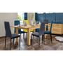 Voir la diapositive 6 : Lot de 6 chaises en velours JUNE