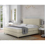 Voir la diapositive 1 : BEST MOBILIER Rafaela - lit boxspring - 140x200 - coffres et surmatelas inclus - en velours