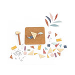 SPEEDY MONKEY Jeu de creation a clous avec pieces en bois