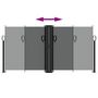 Voir la diapositive 5 : VIDAXL Auvent lateral retractable anthracite 120x600 cm