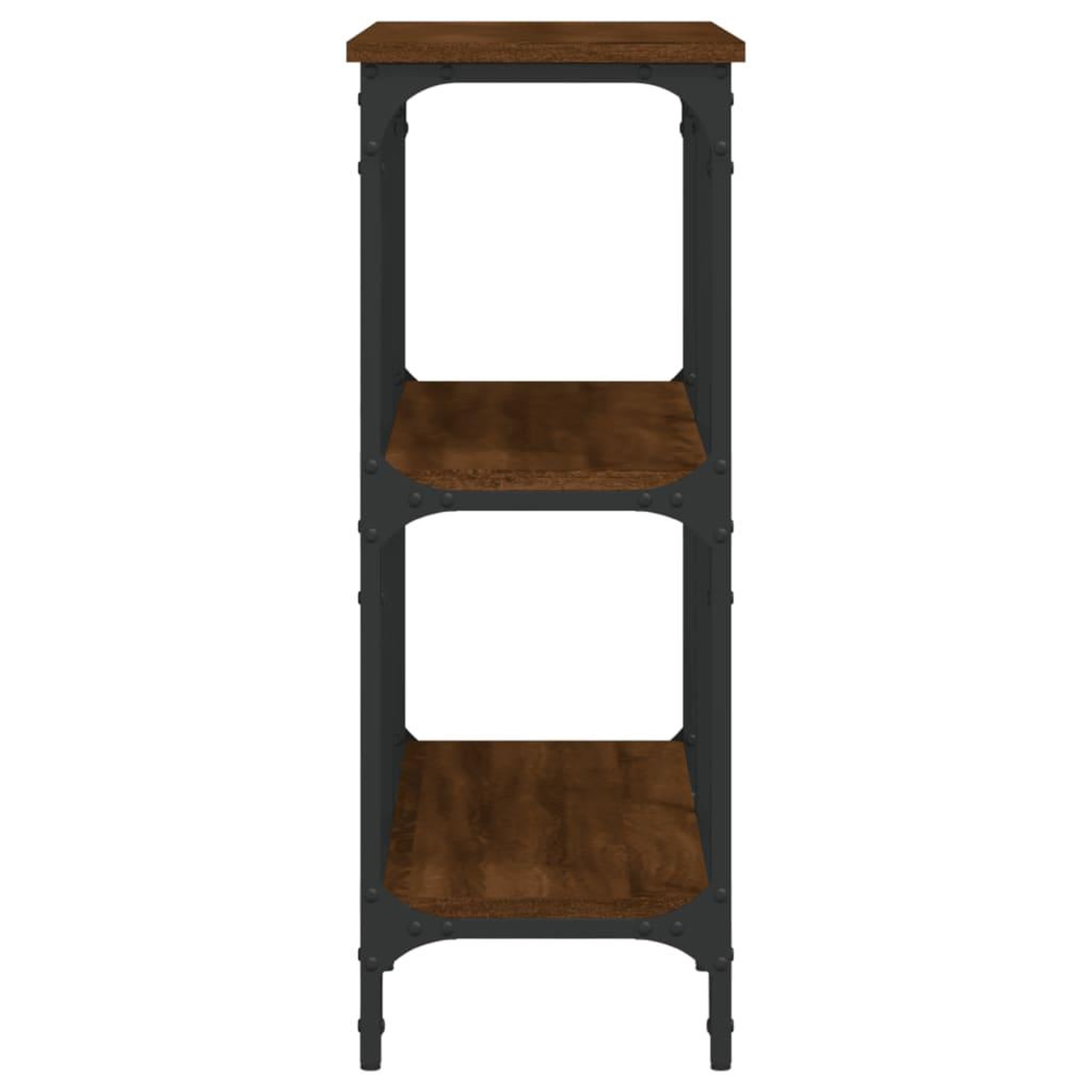 Voir la diapositive 5 : VIDAXL Table console chene marron 100x29x75 cm bois d'ingenierie
