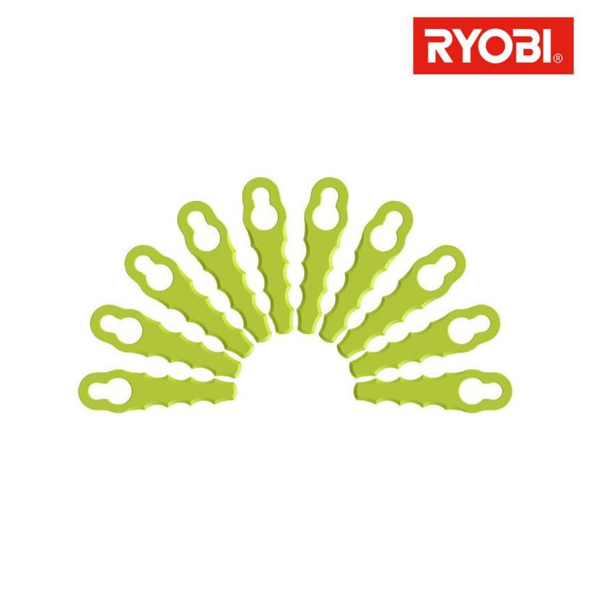 Voir la diapositive 2 : Ryobi Tête double lames dentelées ryobi pour coupe bordure sur batterie rac155