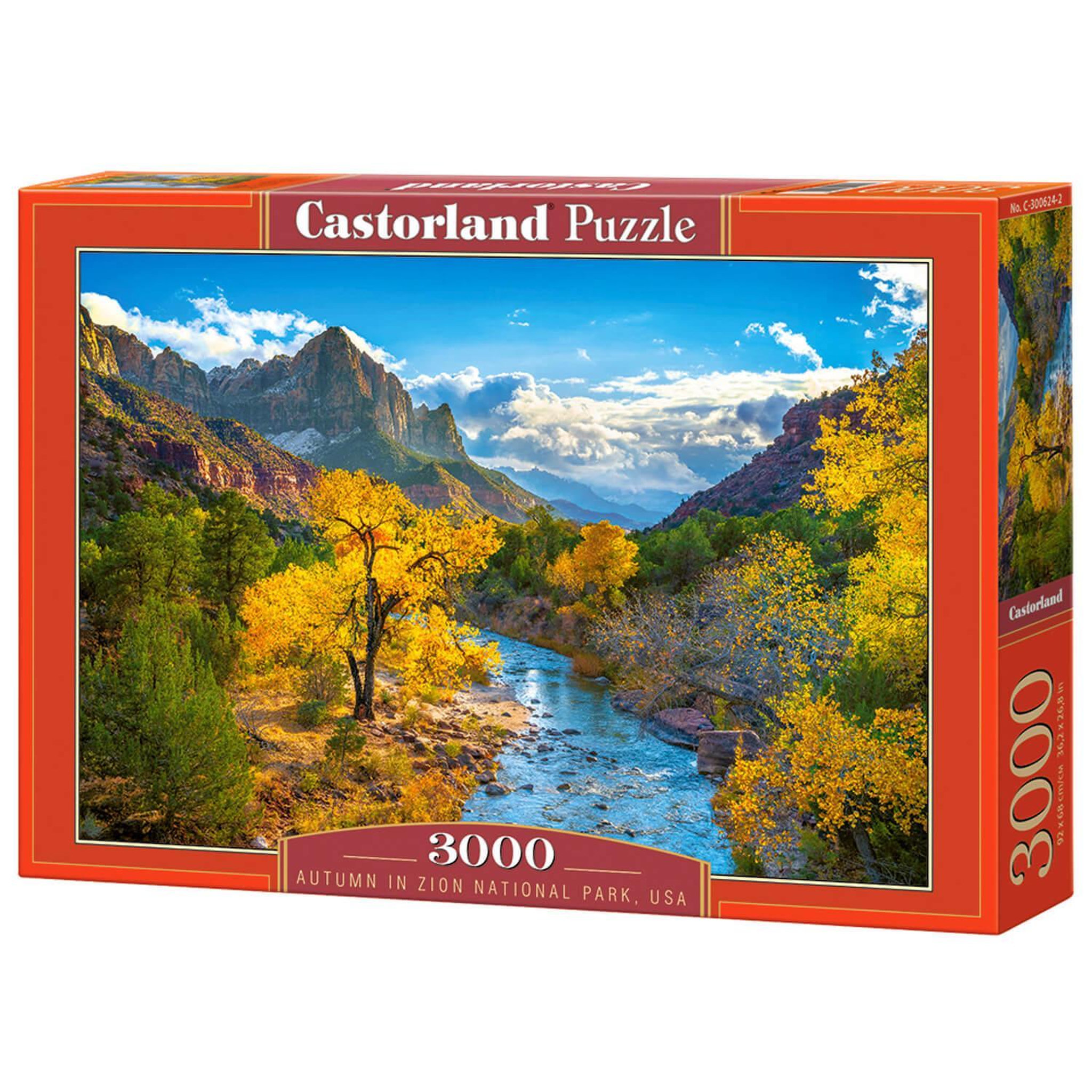 Voir la diapositive 2 : Castorland Puzzle 3000 pièces : Automne dans le parc national de Zion, USA