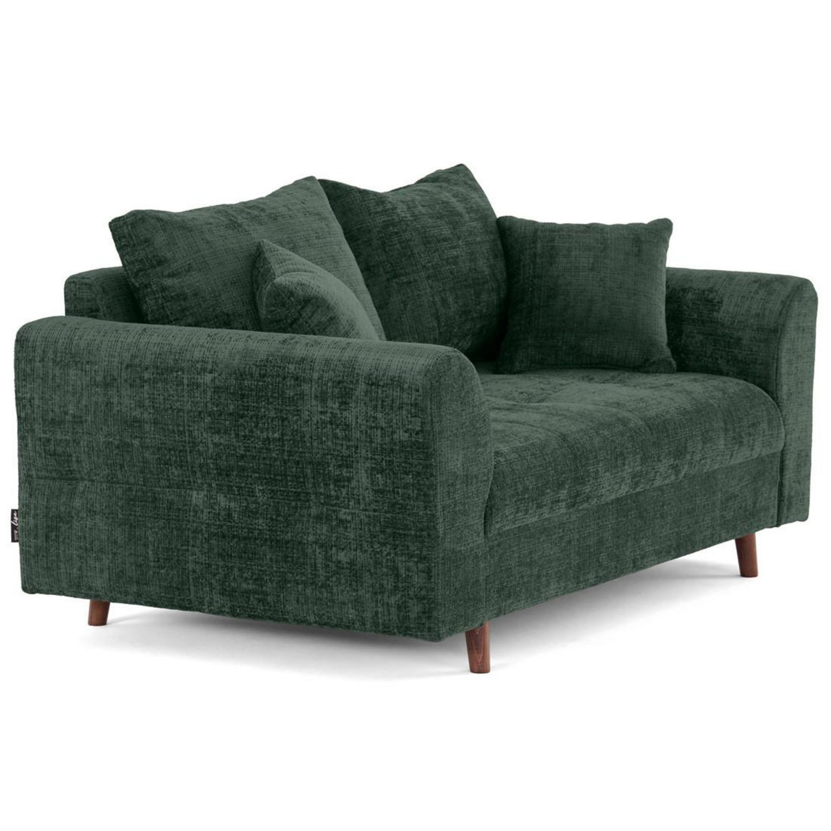 LISA DESIGN Rune - canapé droit 2 places en velours texturé