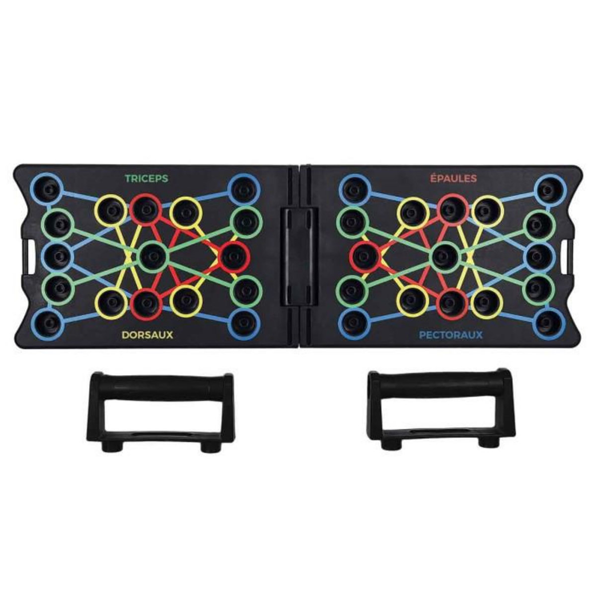 Paris Prix Planche de Musculation  17 en 1  66cm Multicolore