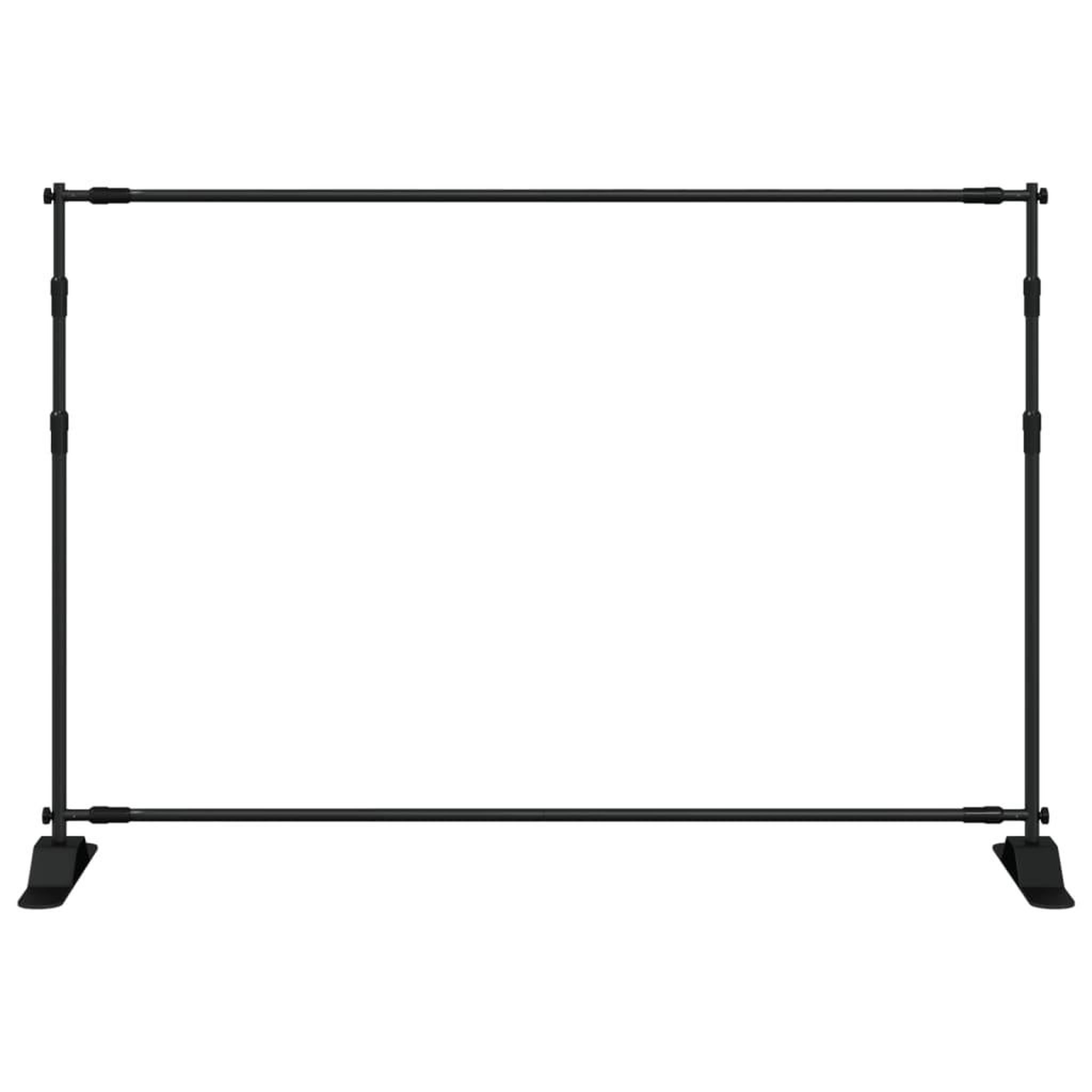Voir la diapositive 3 : VIDAXL Support de toile de fond noir 305x243 cm acier