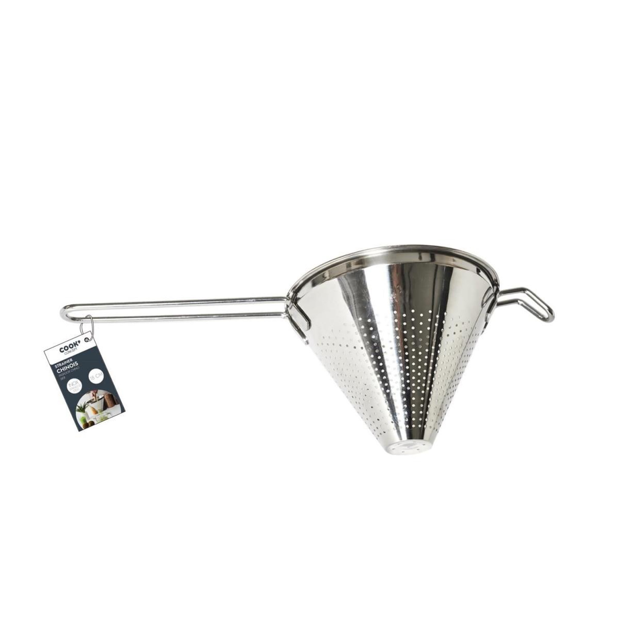 Voir la diapositive 5 : COOK CONCEPT Chinois en inox  filtre  38cm argent