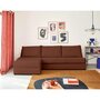 Voir la diapositive 1 : LISA DESIGN Palmira - canapé d'angle gauche - 4 places - convertible couchage quotidien - matelas 14 cm - en velours côtelé