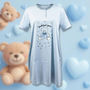 Voir la diapositive 3 : OZABI OZABI Chemise de Nuit Femme Microfibre OURSON Manches Courtes