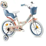 DISNEY Vélo enfant 16'' STITCH / DISNEY pour enfant de100 cm à 125 cm avec 2 freins, panier, porte poupée et Casque inclus