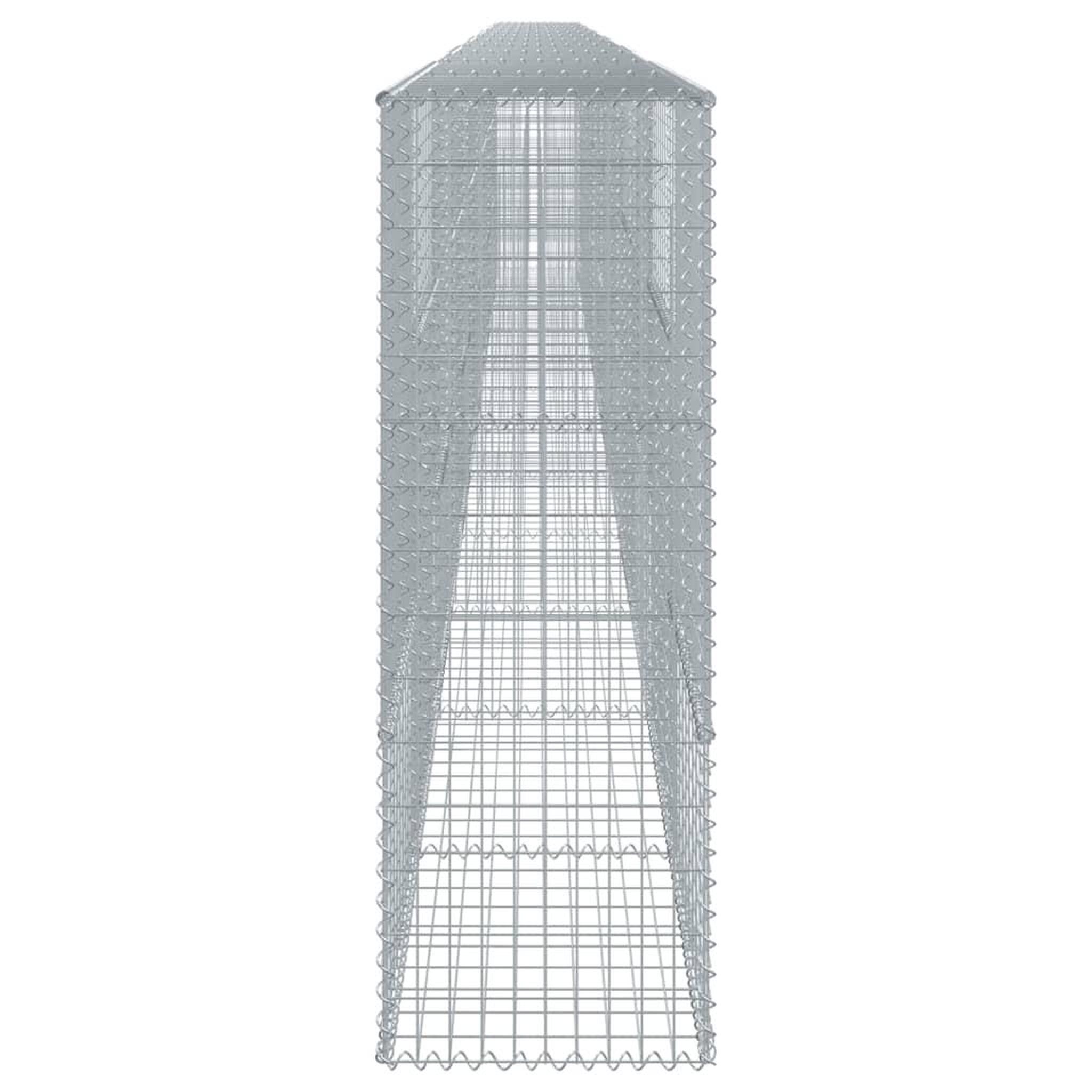 Voir la diapositive 4 : VIDAXL Panier gabion avec couvercle 1200x50x150 cm fer galvanise