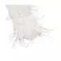 Rayher Peluche à cheveux longs Blanc 60x10cm