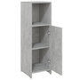 Voir la diapositive 5 : VIDAXL Armoire de salle de bain Gris beton 30x30x95 cm Bois ingenierie