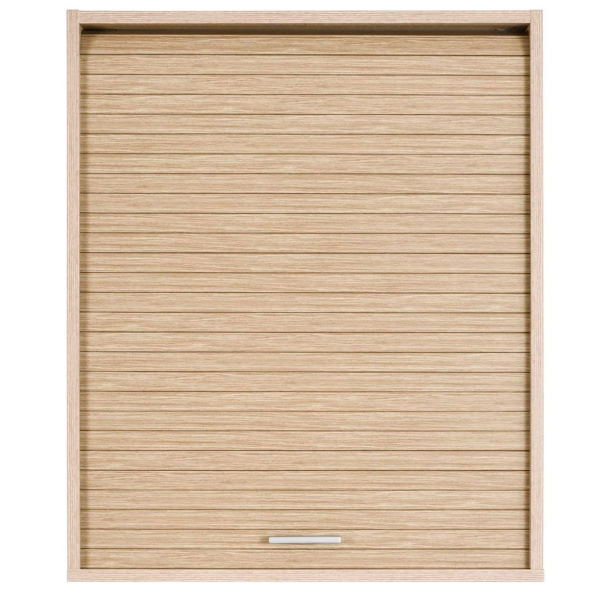 Rangement de cuisine à rideau coloris chêne L60 cm - COOKING