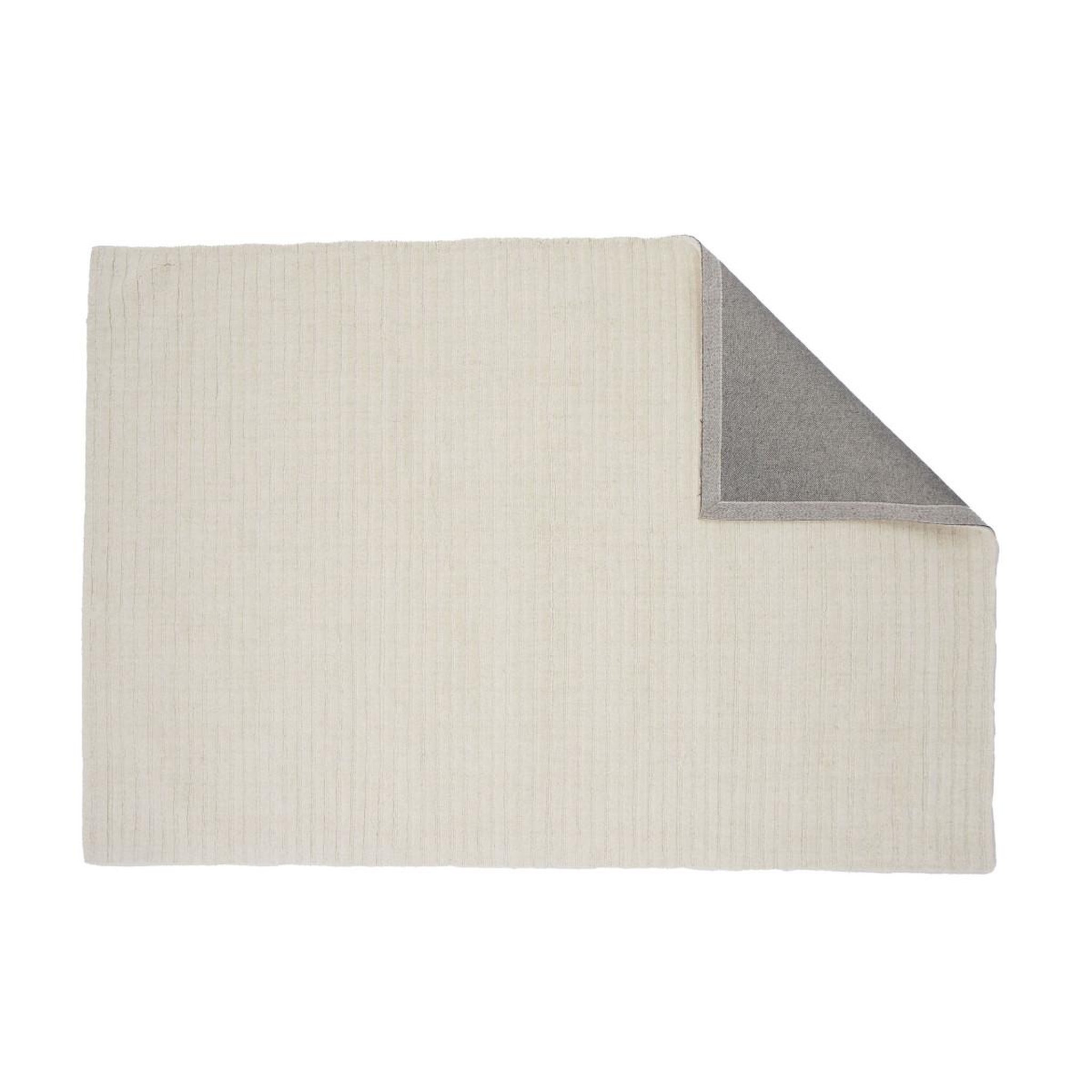 Voir la diapositive 2 : Paris Prix Tapis déco en laine  milton  202x300cm blanc
