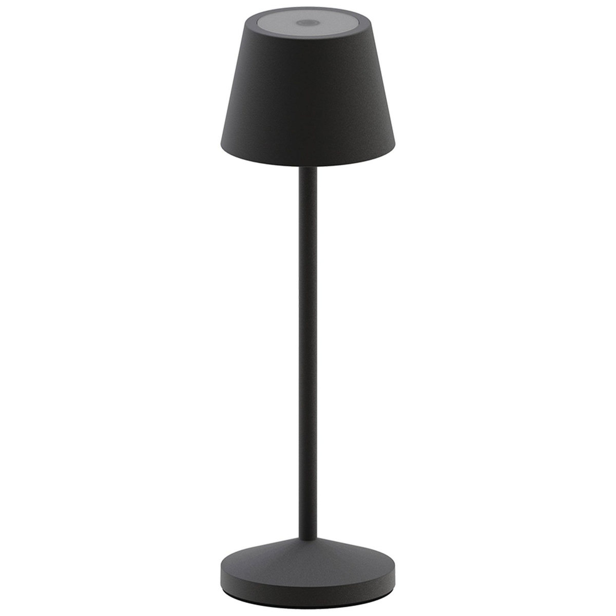 Lumisky Lampe de table sans fil EMILY Noir Aluminium H25cm