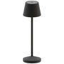 Voir la diapositive 1 : Lumisky Lampe de table sans fil EMILY Noir Aluminium H25cm