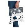 Voir la diapositive 2 : Wenko Marchepied pliable Secura - H. 22 cm - Gris