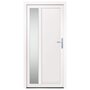 Voir la diapositive 3 : VIDAXL Porte d'entree Blanc 98x200 cm PVC