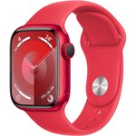 APPLE Montre connectée Serie 9 Cellular 41mm Aluminium/(PRODUCT)RED S/M
