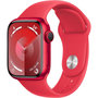 Voir la diapositive 1 : APPLE Montre connectée Serie 9 Cellular 41mm Aluminium/(PRODUCT)RED S/M