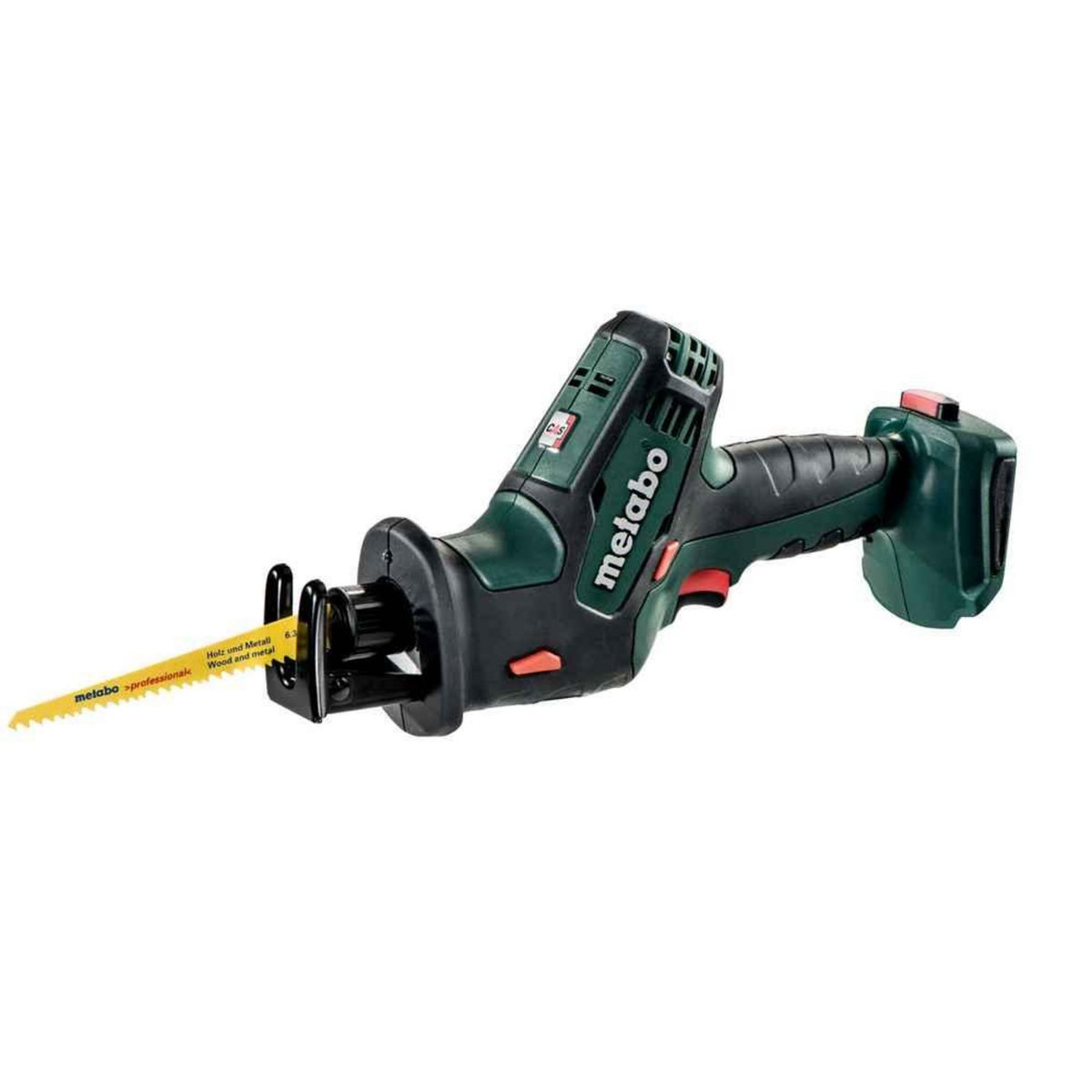 METABO SAS Scie sabre 18 V SSE 18 LTX Compact - Pick+Mix (sans batterie), coffret Metabox