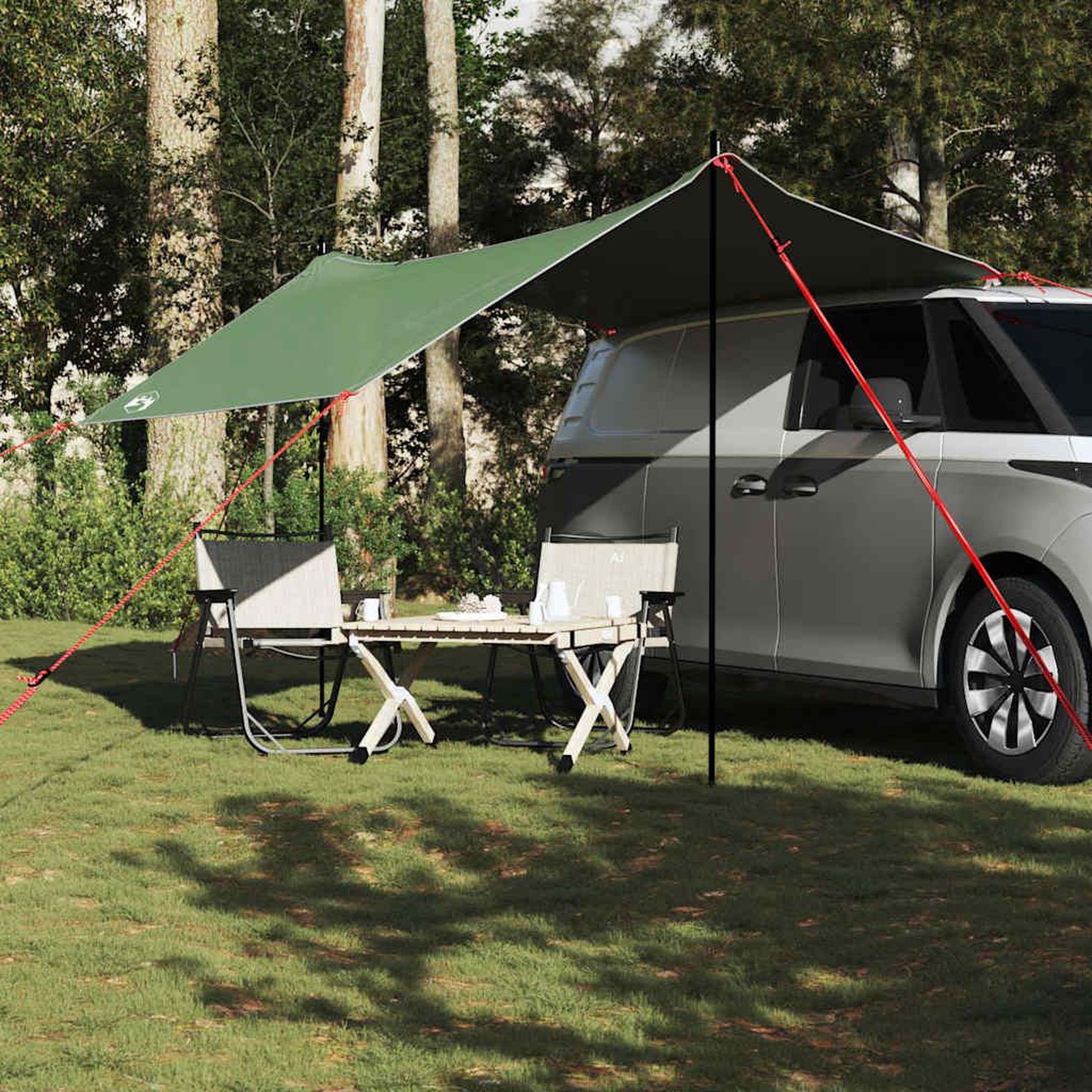 Voir la diapositive 3 : VIDAXL Tente de voiture vert impermeable