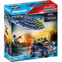 Voir la diapositive 1 : PLAYMOBIL 70781 - City Action Parachutiste quads bandits