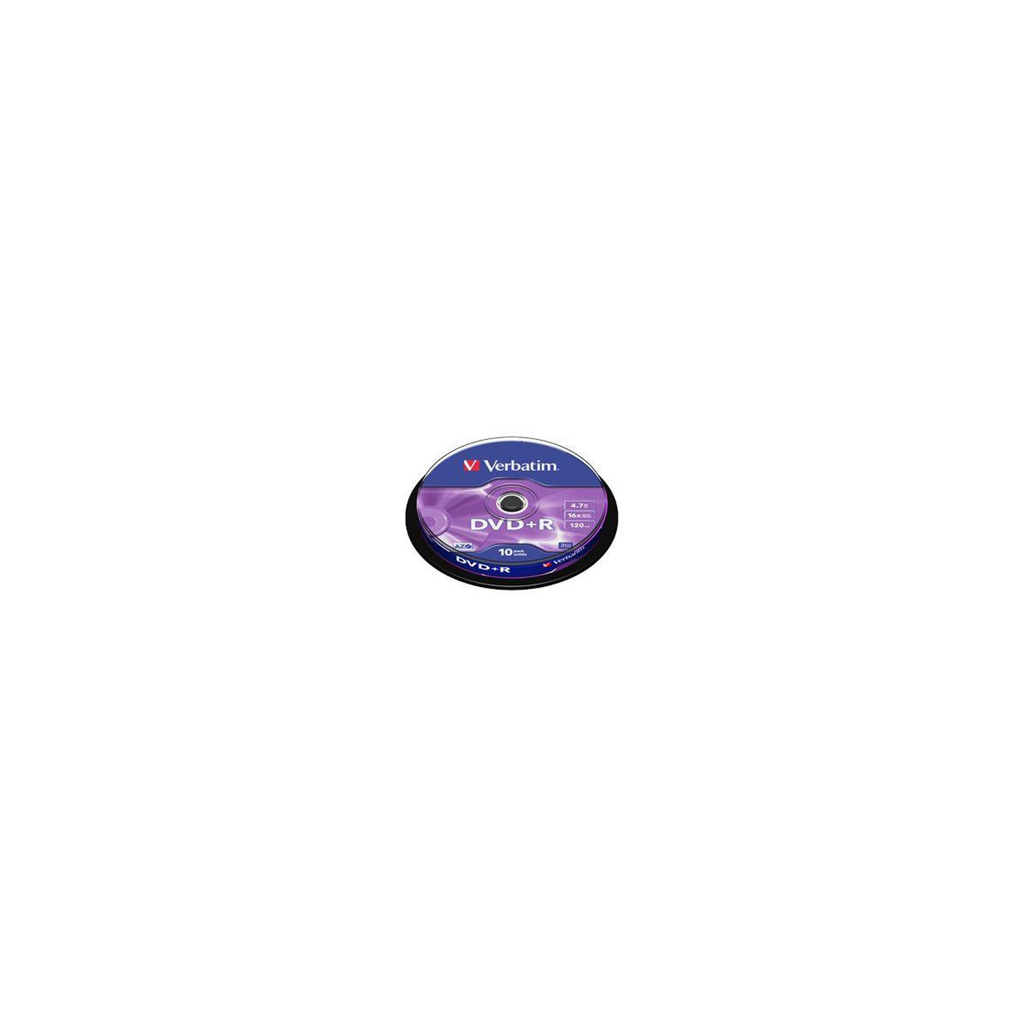 Verbatim DVD vierge 43498 DVD+R SP10 DATALIFE+ 16X