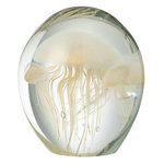 Paris Prix Presse-Papier en Verre Méduses  Calypso  16cm Beige