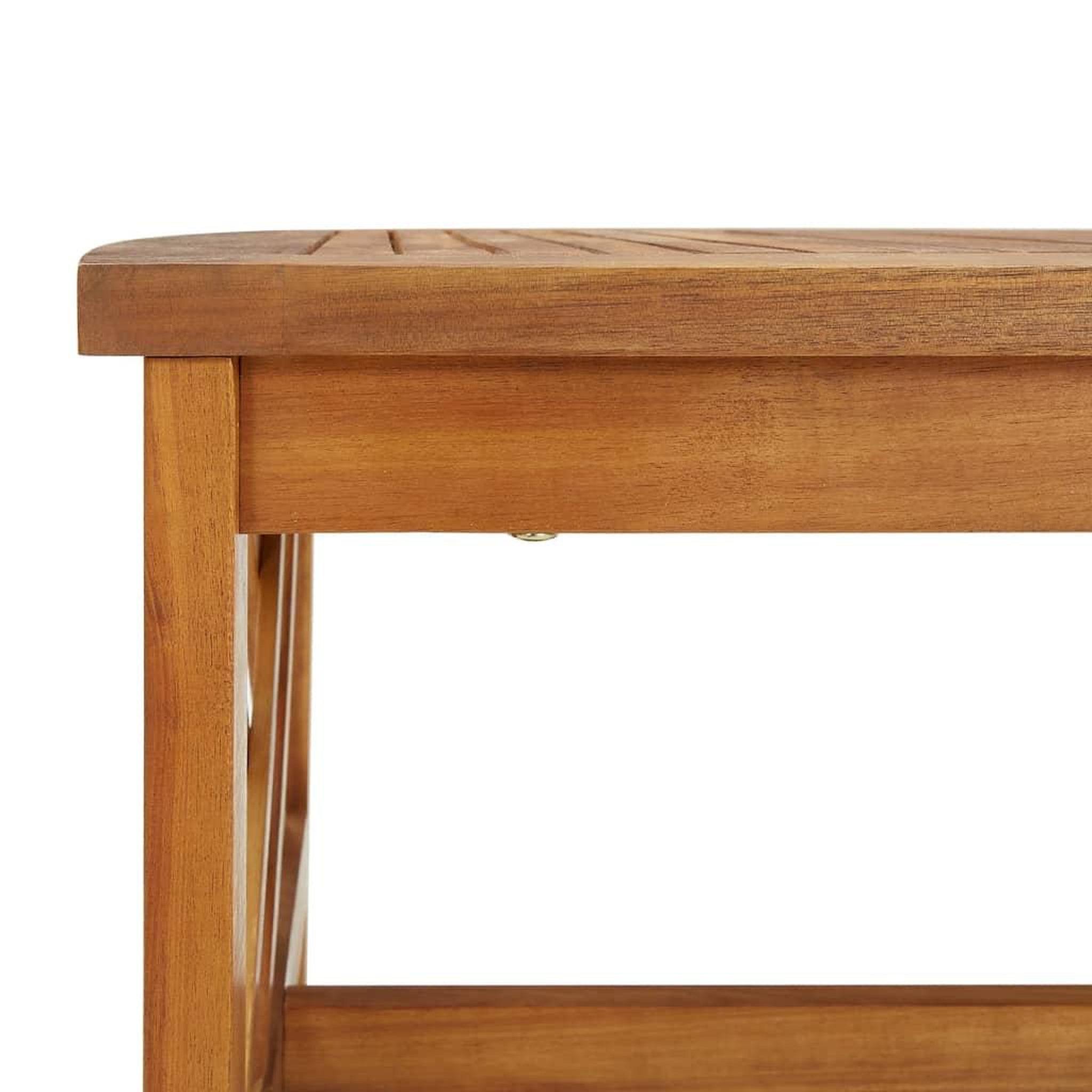 Voir la diapositive 3 : VIDAXL Salon de jardin 5 pcs avec coussins Bois d'acacia solide