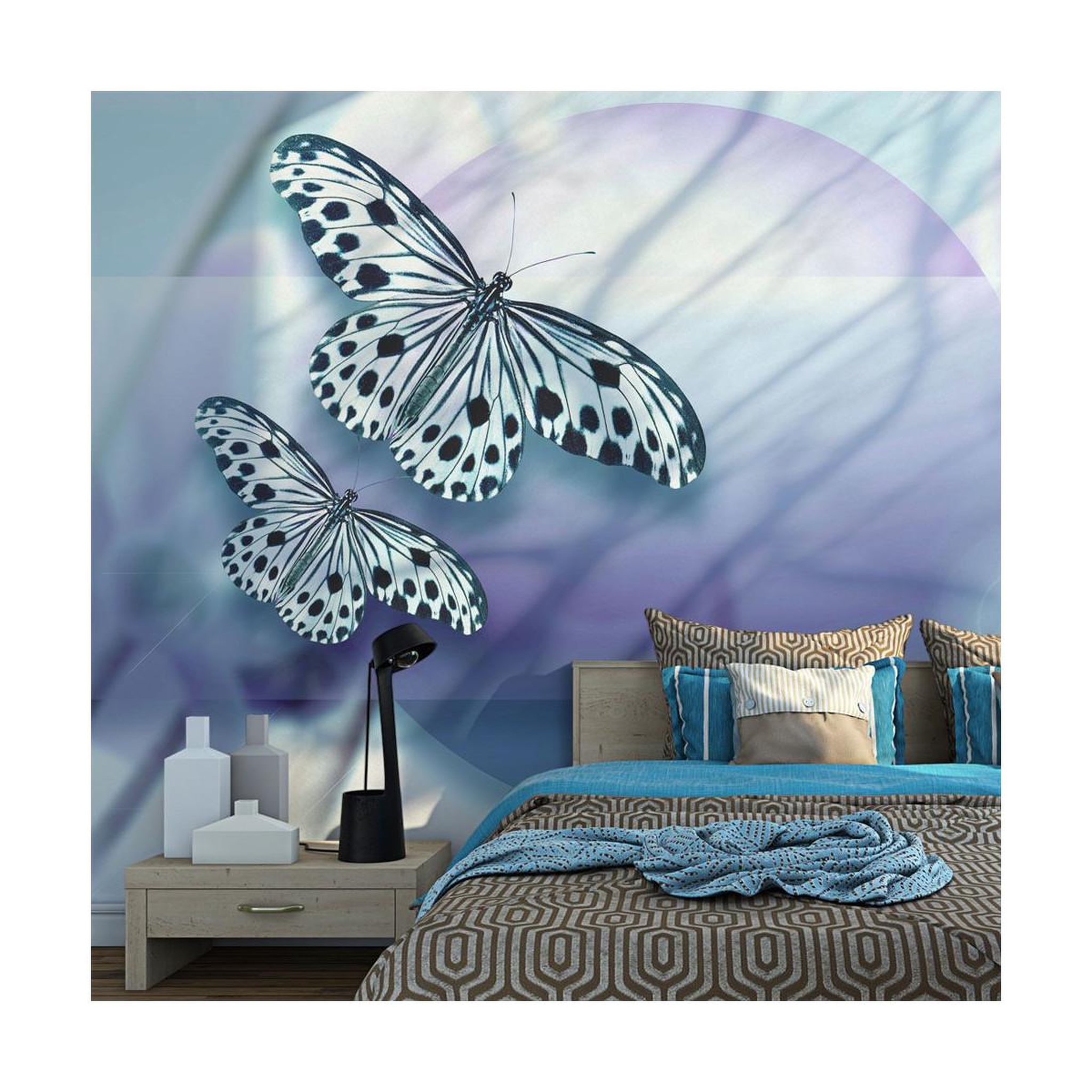Paris Prix Papier peint  planet of butterflies. Coloris disponibles : Multicolore