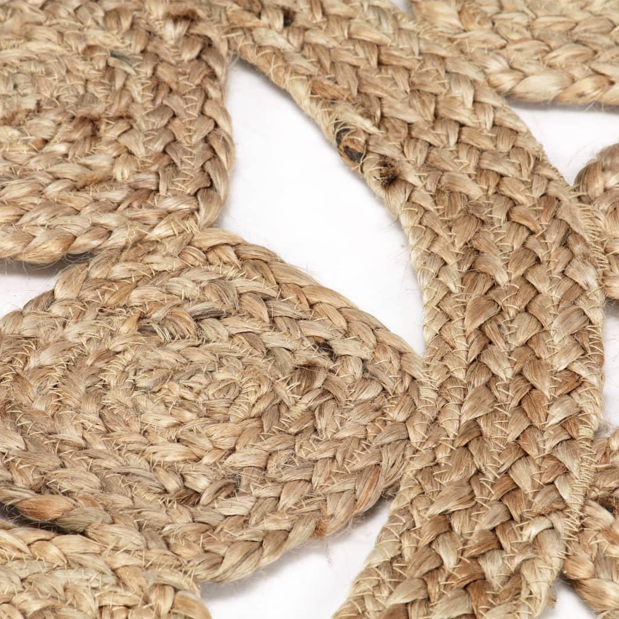 Voir la diapositive 5 : VIDAXL Tapis fait a la main Jute tressee 90 cm
