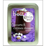 BOITE YAOURTS & CREMES DESSERT. 50 RECETTES, Chapacou Véronique