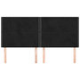 Voir la diapositive 3 : VIDAXL Tetes de lit 4 pcs Noir 100x5x78/88 cm Velours
