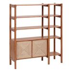 ATMOSPHERA Bibliothèque 2 Portes en Bois  Apala  150cm Marron