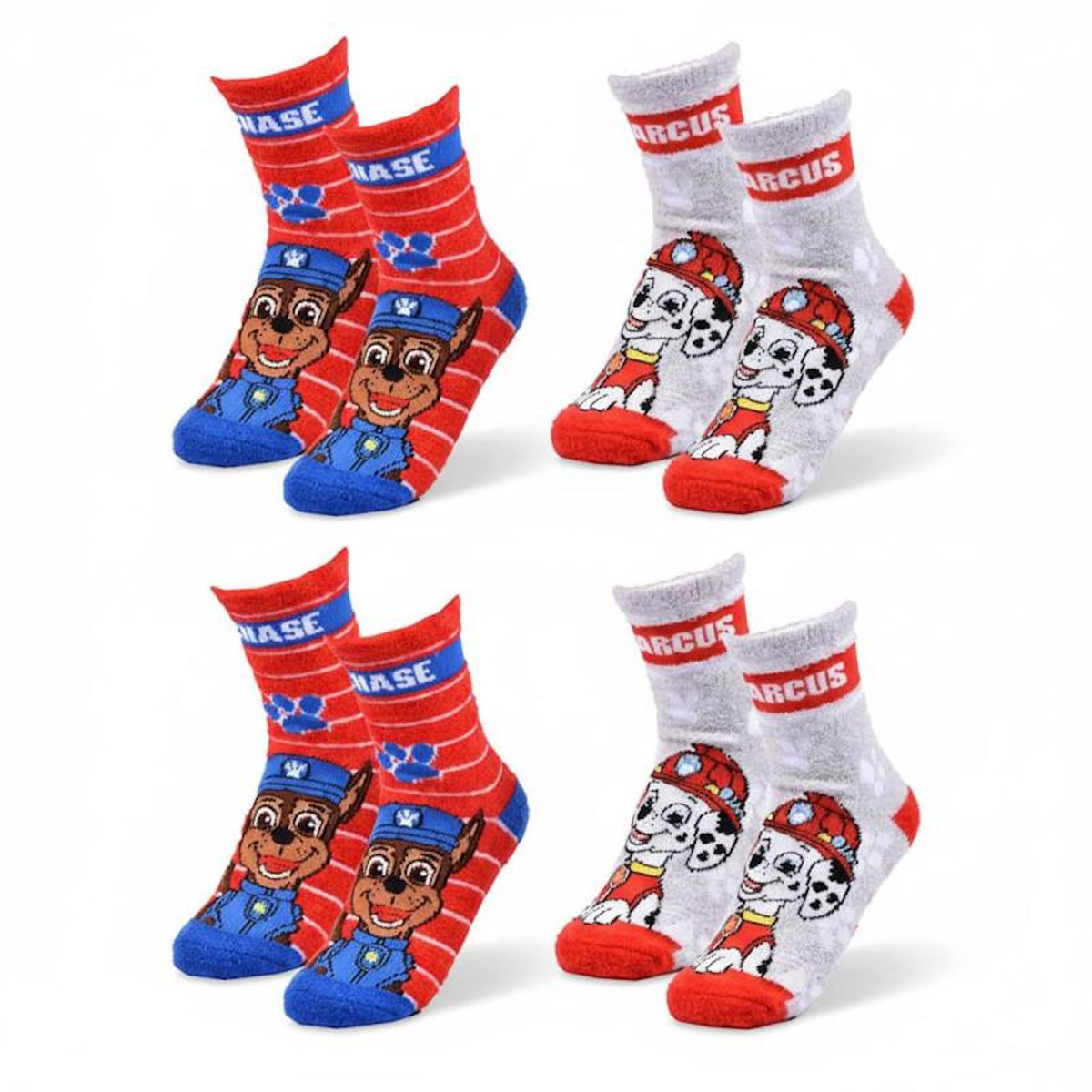 Pat Patrouille Pack de Chaussettes Antidérapantes Enfant PAT PATROUILLE (Lot de 4)