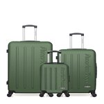 AMERICAN TRAVEL AMERICAN TRAVEL - LOT DE 3 - Valises grand format, weekend et cabine XXS BRONX. Coloris disponibles : Bleu, Noir, Gris