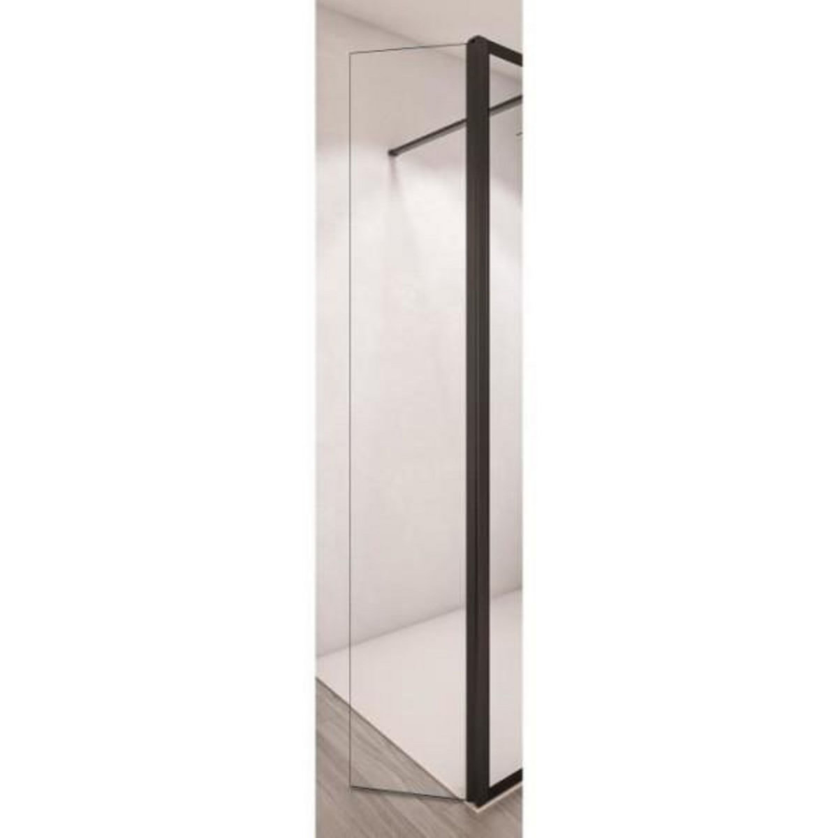 AURYS AURYS Porte de douche pivotante BALEARES CLAIRE - Verre Timeless 8 mm trempé by Saint-Gobain - L.34 cm x H.198 cm