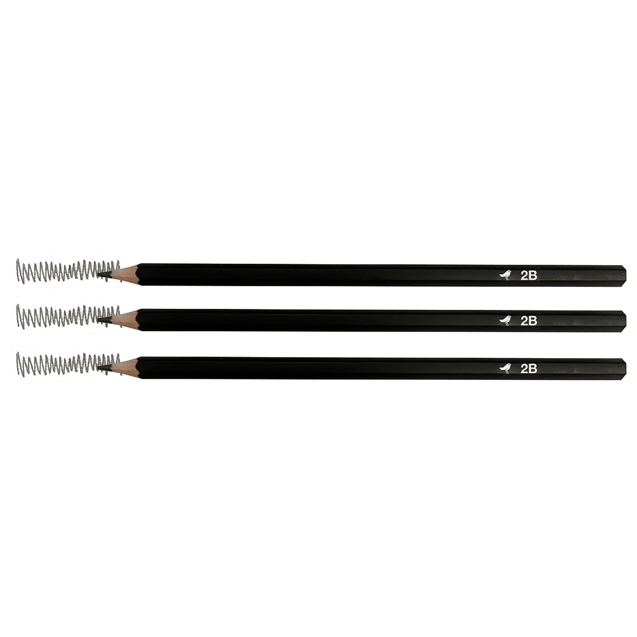 Voir la diapositive 3 : AUCHAN  Lot de 3 crayons graphite 2B
