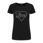 JACQUELINE DE YONG T Shirt  JDY Femme Jdy Paris. Coloris disponibles : Noir